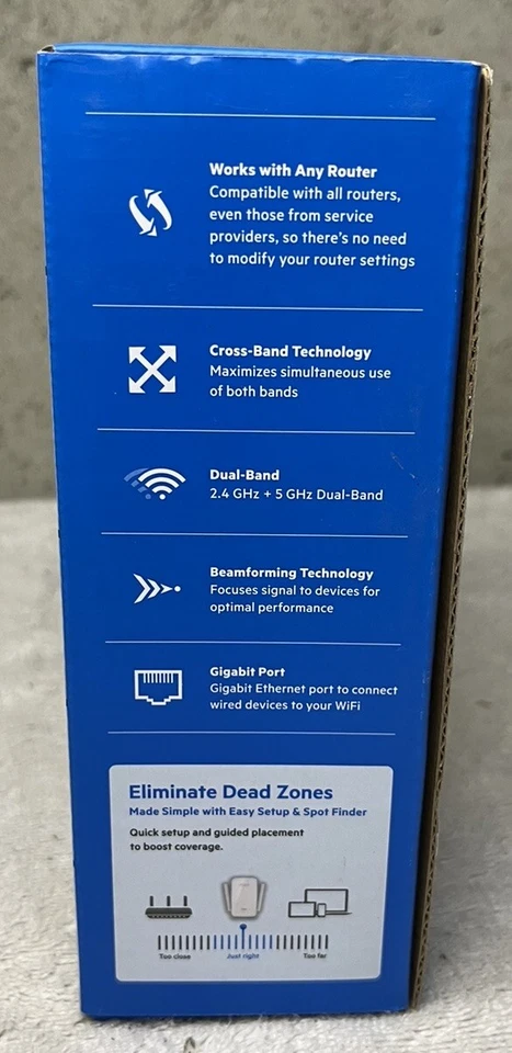 New Linksys AC750 Boost Dual-Band Wi-Fi Gigabit Range Extender Model RE6300 - Image 4 of 4