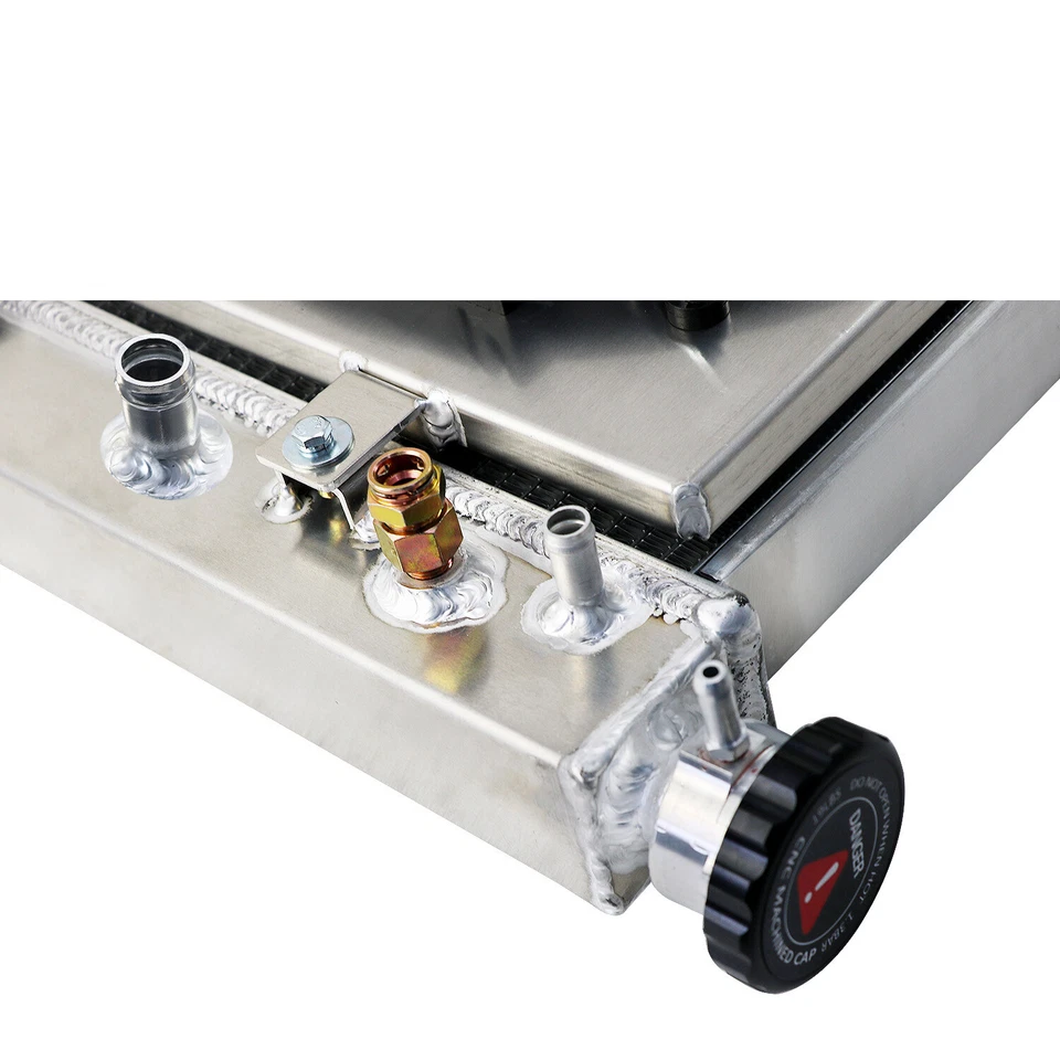 4-Row Radiator+Shroud Fan Fit 88-94 Chevy S10 Blazer GMC S15; Jimmy Sonoma,4.3L Foto 4 de 4