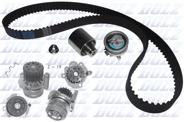Kit de distribution avec pompe à eau pour Audi A4 B6 et VW Passat B5.5 1.9 TDI