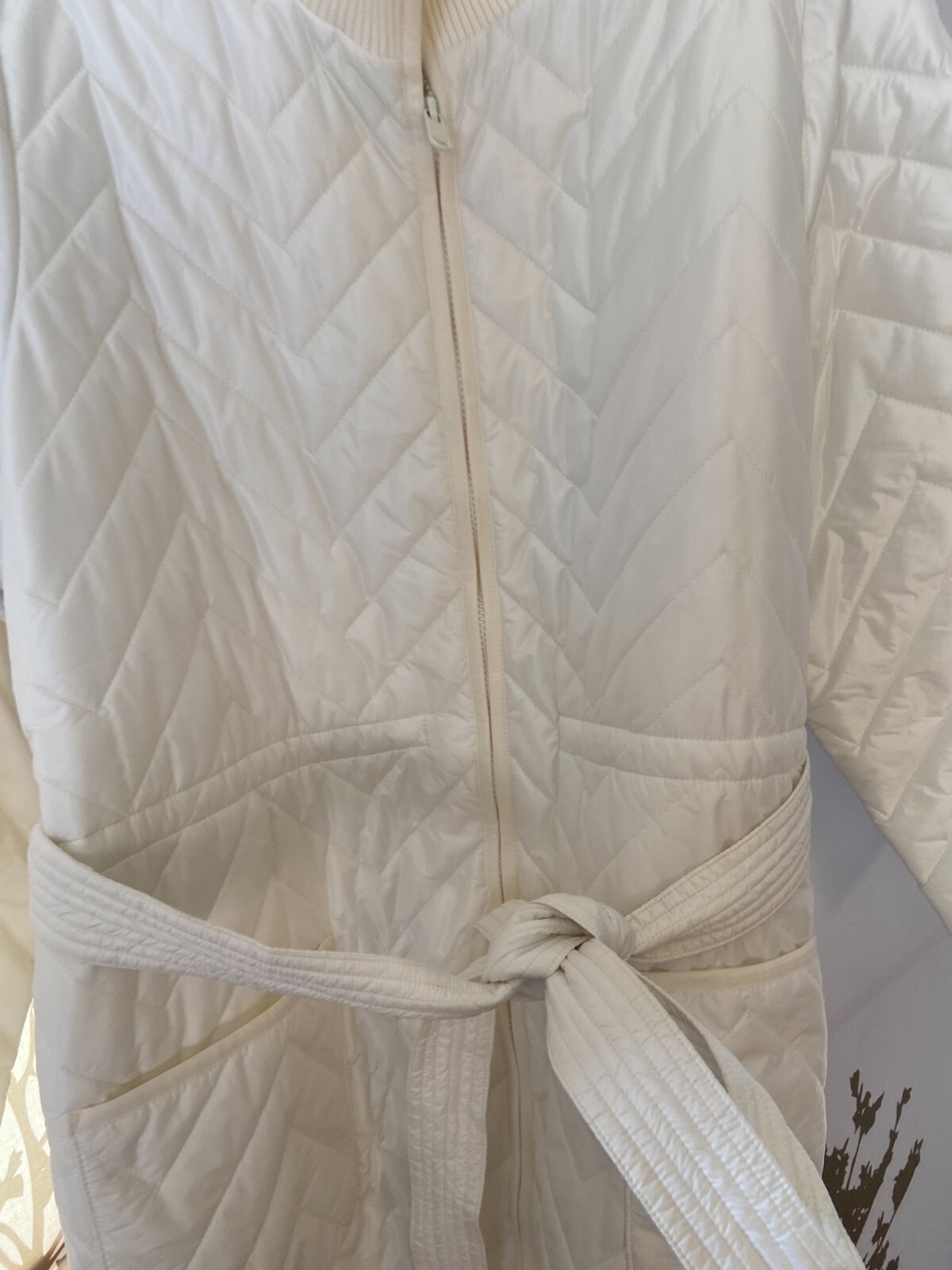 Athleta Mendocino BELTED Coat White Women’s Size 1X for sale online eBay