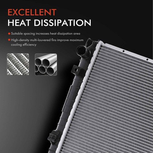 Radiator for Dodge Ram 1500 2002-2008 Ram 2500 2003-2008 Ram 3500 2003 Manual - Picture 5 of 8