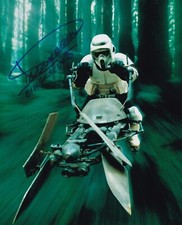 DICKEY BEER signed autograph 20x25cm STAR WARS in person autograph COA BIKER