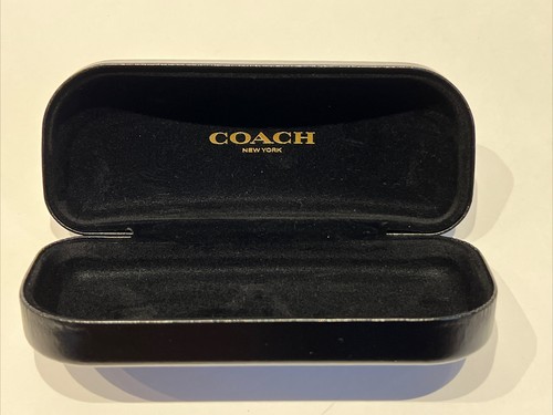 Coach New York Black Hard Clamshell Eyeglasses Sunglasses Case - Picture 7 of 9