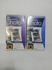 Portaview Compact Photo Organizer Album Holds 144 3x5 or 4x6 Photos Blue New