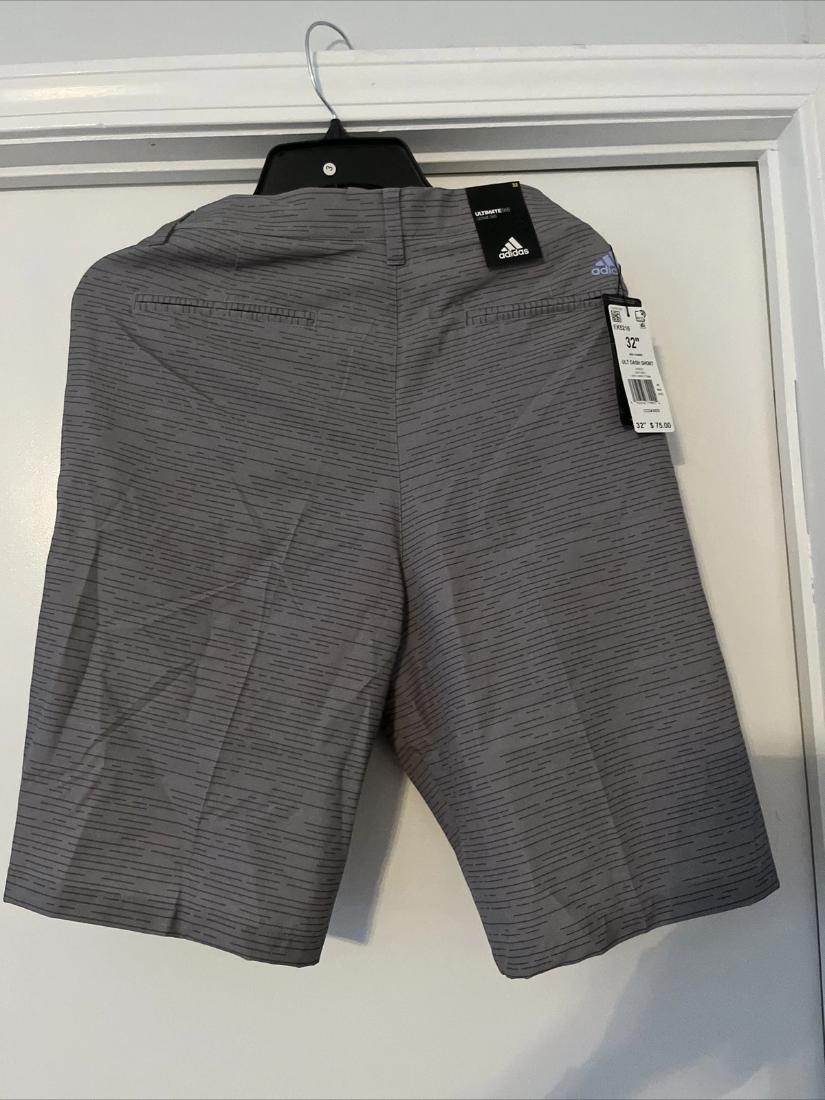 adidas ULTIMATE 365 Golf Mens 32 Climalite DASH PRINT SHORTS STRETCH 10" EK5216