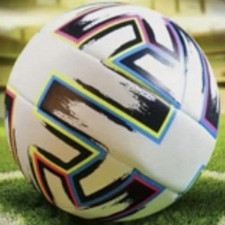 White Black Multicolor Geometric Soccer Ball - Soccer Ball for Training and Play
