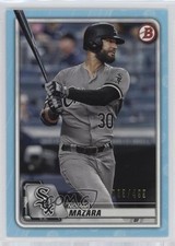 2020 Bowman Sky Blue /499 Nomar Mazara #70 14hk