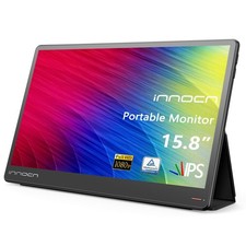 Portable Monitor - 2022 15.8" FHD 1080P USB Travel Type-C Computer Display ...