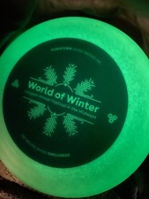 11  WORLD OF WINTER EURODISC 175g ULTIMATE SPORT DISC GLOW IN THE DARK GERMANY
