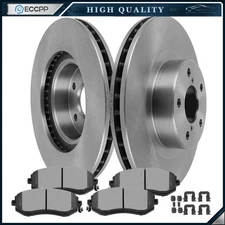 Front Brake Solid Rotors Ceramic Pads For Subaru Brz 2011 - 2016 Subaru Impreza