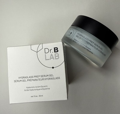 Dr. B Lab Hydraglass Prep Serum Gel 1 oz / 30 ml Hyaluronic Acid -NIB 
