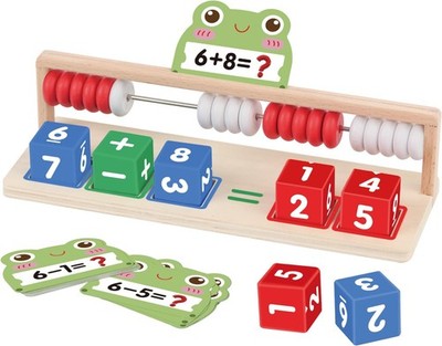 Abacus for Kids Math Wooden Math Learning Toys Number Blocks Toys | Number Bl...