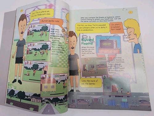 Beavis And Butt-Head Cheaters Guide Sega Gane Gear Super NES 1994 Great Shape - Picture 3 of 5