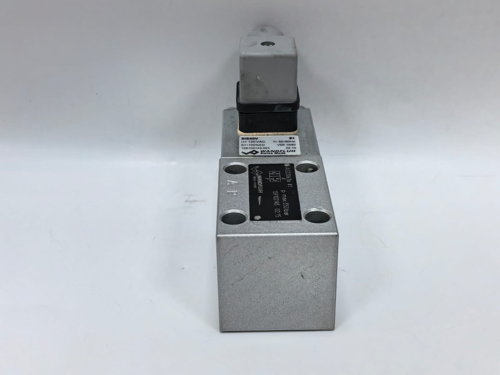WANDFLUH SIS45V WANDFLUH SIS45V SOLENOID VALVE AS22061A 6