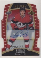 2019 Upper Deck Allure Rookies Red Rainbow /349 Tier 1 Rudolfs Balcers Auto j5e