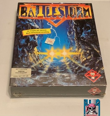  ️ Commodore Amiga Spiel / Game Battle Storm / New / Nos / Sealed  ️