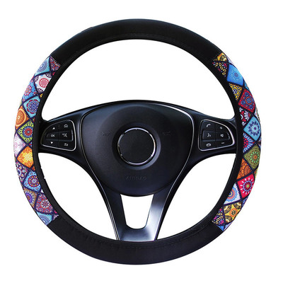 1 Articolo Nero 32-40CM Coprivolante Auto in Silicone, Protezione Universale Elegante, Ridurre l'attrito tra le dita e il volante, Antiscivolo, e Facile da Pulire per Volanti