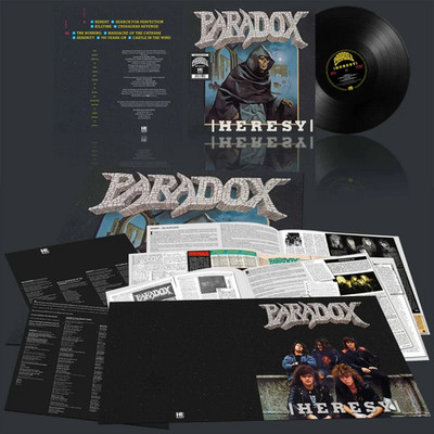 Paradox   Heresy  LP Schwarz - NEU + Autogrammkarte