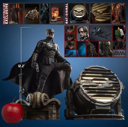 Hot Toys The Batman & Bat-Signal Deluxe Figure 1/6 MMS641 - Robert Pattinson - Picture 21 of 24
