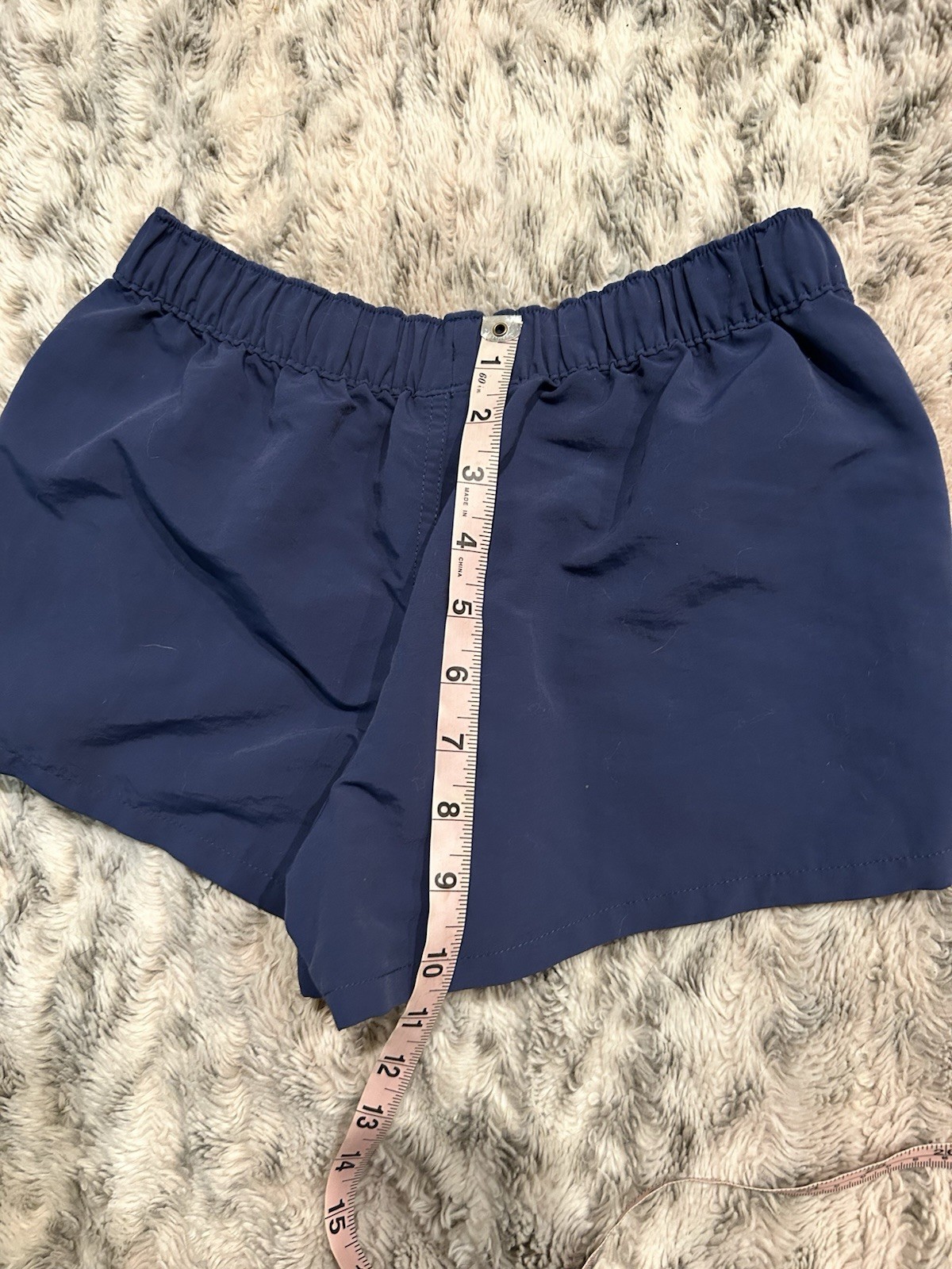 Patagonia Active Shorts Womens XS Navy Blue Pockets Drawstring thumbnail 6
