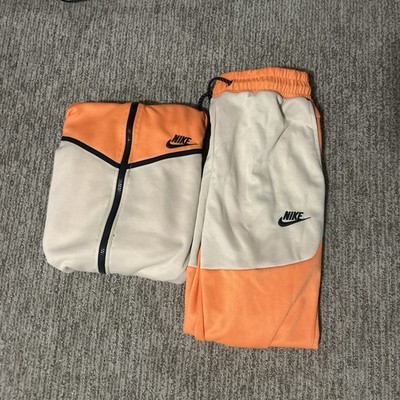 Nike Tech Sweatsuit Orange/Cream Men s Size Medium Excellent Condition Rare