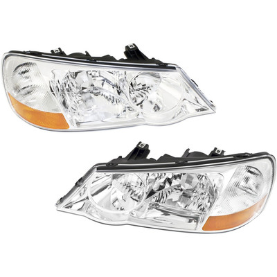 Headlight Set For 2002-2003 Acura TL Type-S Model Left and Right HID 2Pc