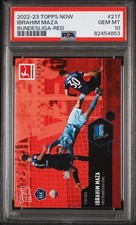2022-23 Topps Now Bundesliga #217 Ibrahim Maza True Rookie RC Red /99 PSA 10