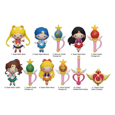 Sailor Moon 3D PVC Taschenclips Serie 7 Display (24)