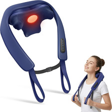 Neck Massager with Heat : Cordless Neck Massager for Pain Relief Deep Tissue - 3