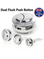 Universal Replacement Dual Flush Push Button Toilet Cistern Water Saving-Uk