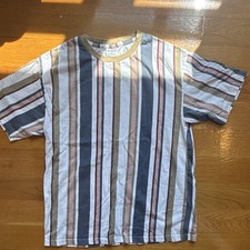 Cotton-on Mens Multicolor Striped Crew Neck S...
