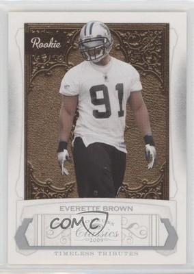2009 Donruss Classics Timeless Tributes Silver /100 Everette Brown Rookie RC 0q3