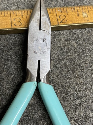 Vintage Peer And Vigor 5” Needle Nose Pliers With Smooth Jaws Jewelers  - Picture 2 of 6