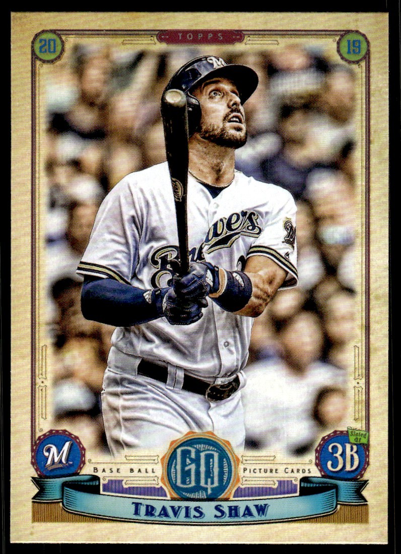 2019 Topps Gypsy Queen Travis Shaw Milwaukee Brewers #169
