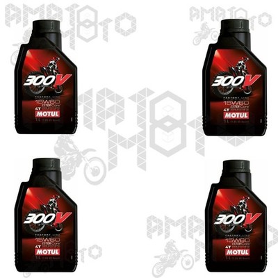 MOTORÖL MOTORRAD SCOOTER MOTUL SYNTHETISCH 300V FACTORY LINE OFFROAD 4T 15W60 4 LT