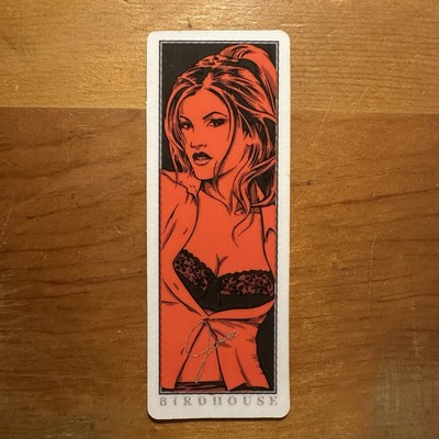 Vintage 90 s Birdhouse skateboards  Heath Kirchart / Vivid Girl Janine  sticker