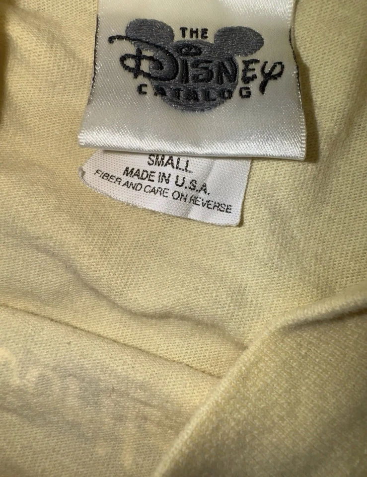 Vintage 90s Disney Store Beauty and The Beast Belle Long Sleeve  Sz Small 5/6 - Image 3 of 3