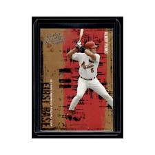 Albert Pujols 2005 Donruss Leather Lumber #5 St. Louis Cardinals NM