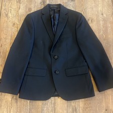 Lauren Ralph Lauren Boys Black Tuxedo Blazer Size 10 R Notch Lapel 2-Button