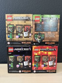 Brand New LEGO Minecraft Micro World Full Set (21102 21105 21106 21107)
