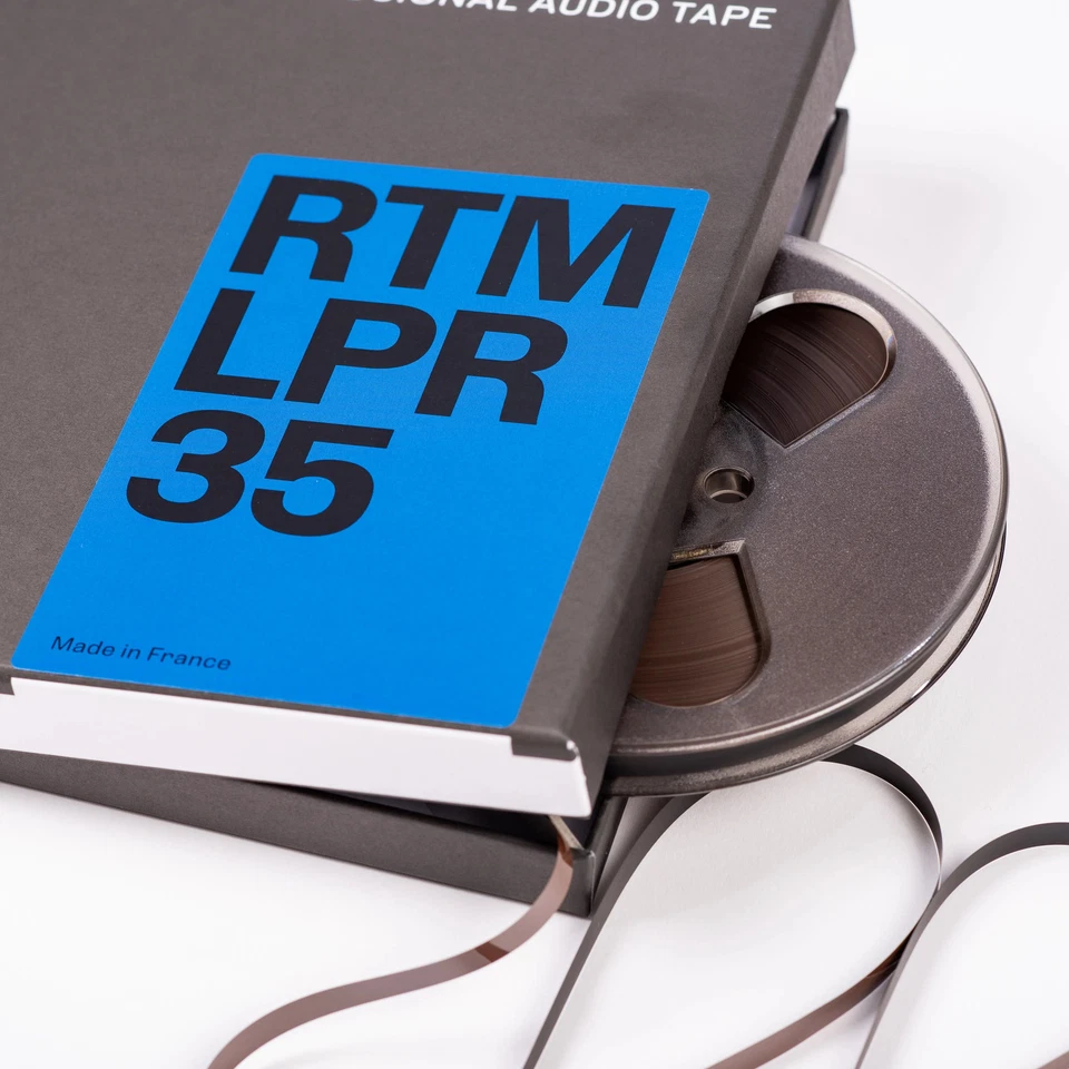 RTM LPR35 Reel to Reel Analog Recording Tape ¼” Plastic Trident 1800ft Ø7” - Image 4 of 4
