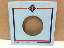 GTO 7" VINYL RECORD SLEEVE VERY GOOD CONDITION