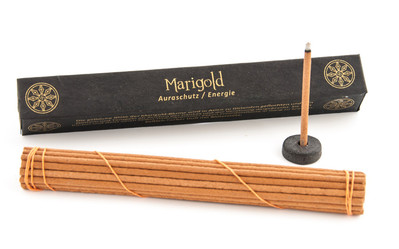 Räucherstäbchen Tibetan Line Marigold Berk HS-525 27 Stäbchen plus Halter