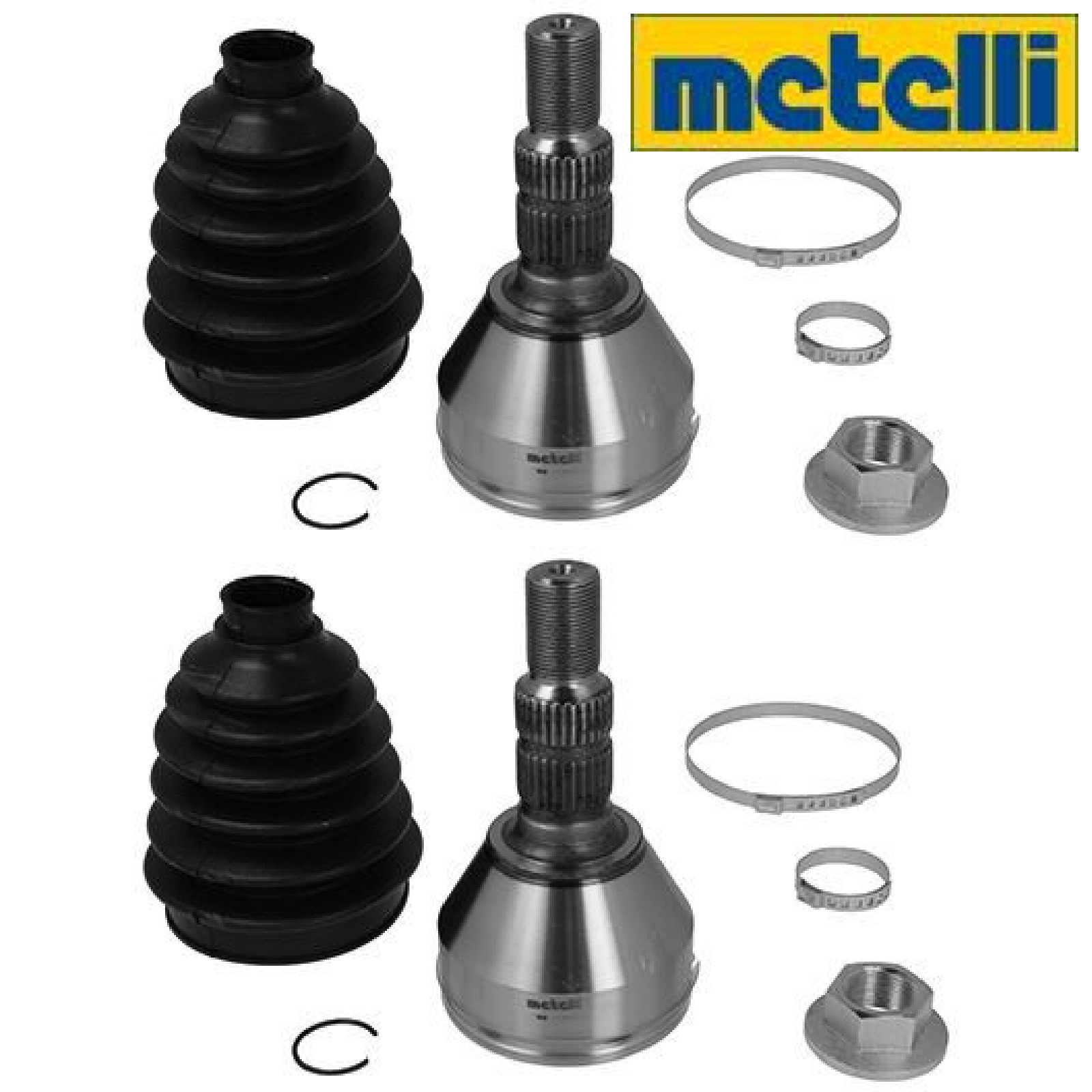 2x Gelenksatz für Antriebswelle metelli 15-1506 2 Gelenksätze