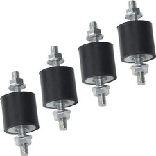 4pcs 25 x 25mm Rubber Mounts Rubber Vibration Isolator Mounts Shock Absorber