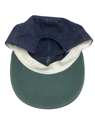 Vintage Polo Sport Ralph Lauren Long Bill Navy Baseball Hat Made In USA Rare - Picture 4 of 4