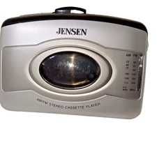Jensen SCR-60 Portable Tape Player Stereo Cassette AM/FM Walkman Tested Working 
