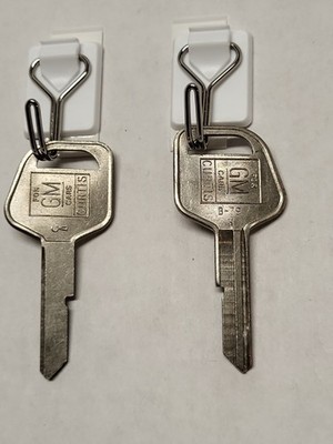 CURTIS KEY BLANK UNCUT B79H NOS FITS GM 2PCS.