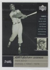 2000 Upper Deck Legends 20th Century Legends Hank Aaron #109 HOF 1k9