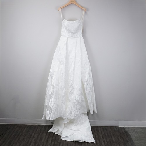 Beccar 2024 Fall Line Monet Ivory Floral Wedding Dress w/ Straps - US Women's 4